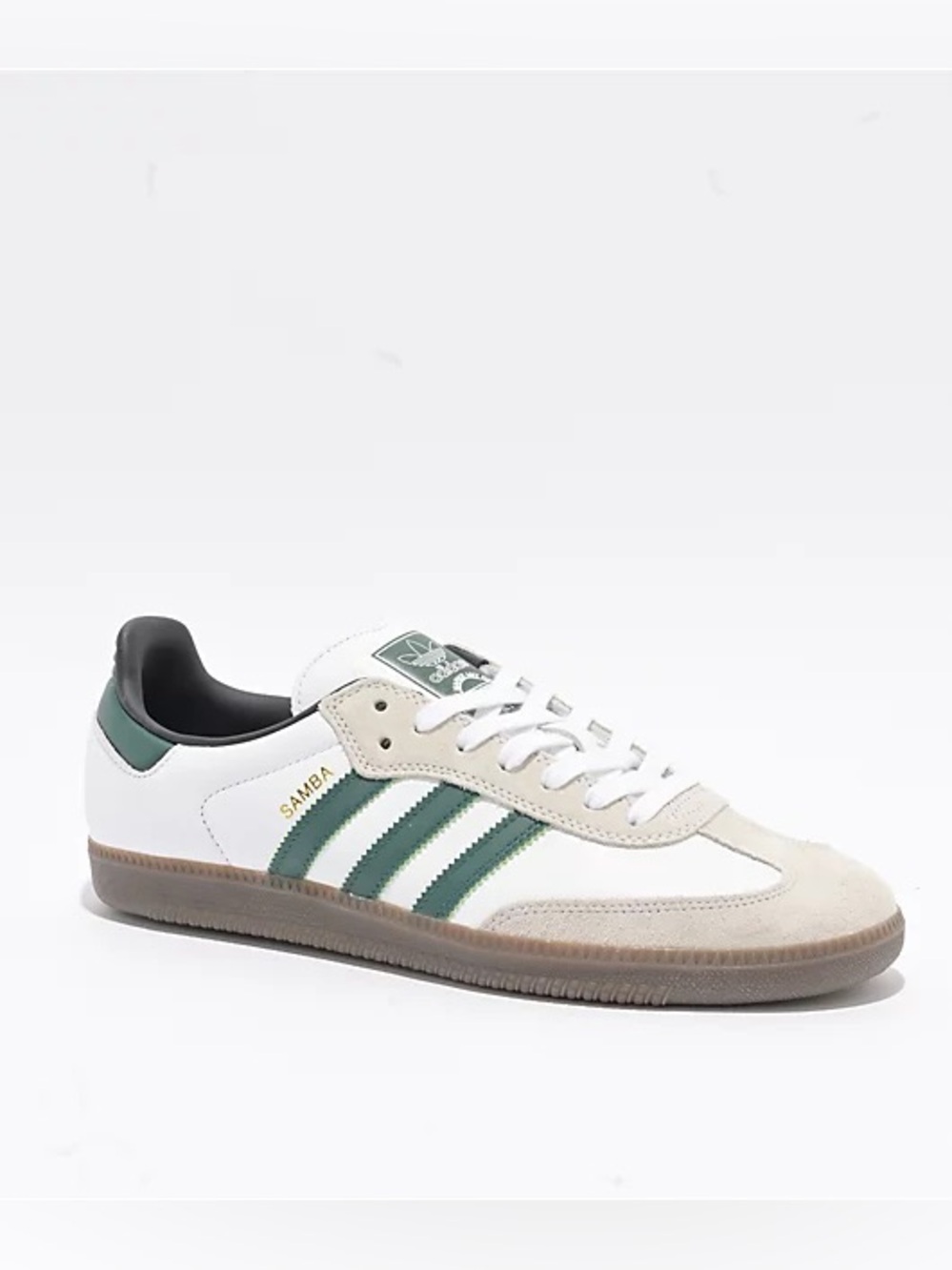🆕 adidas Samba ADV Leather Sneakers in White, Green & Gum Men’s NWT SZ 9.5